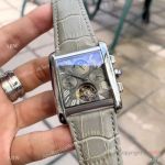 Cartier Tank Moonphase Replica Watch SS Gray Dial